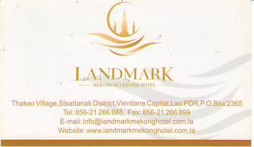 LANDMARK MEKONG RIVERSIDE HOTEL,lao pdr,Hotel in Vientiane Capital